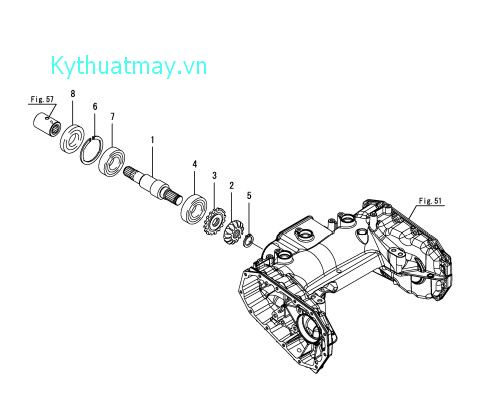 Đầu vào trục sau